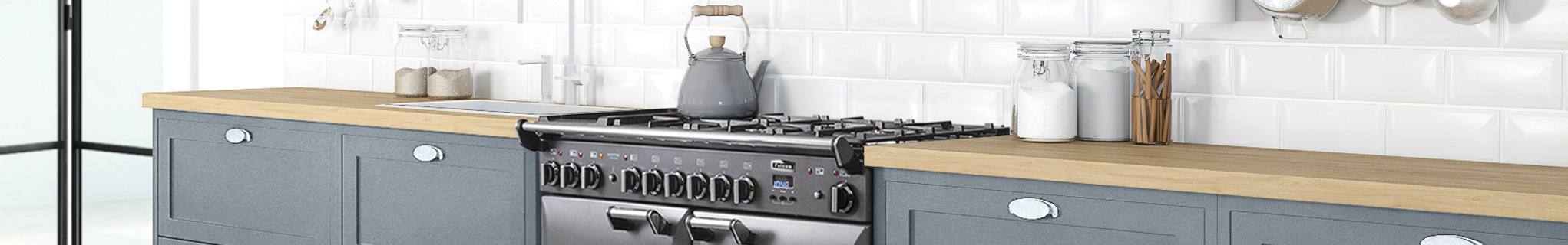 Falcon Leckford Deluxe 110 Dual Fuel in Slate