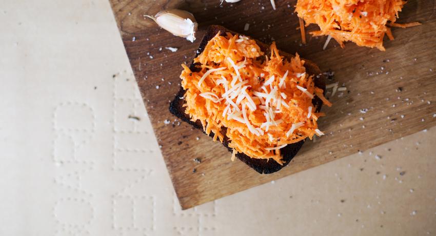 Carrot Bruschetta