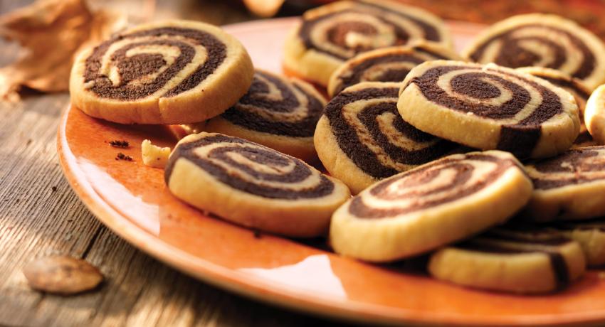 Orange And Chocolate Whirls