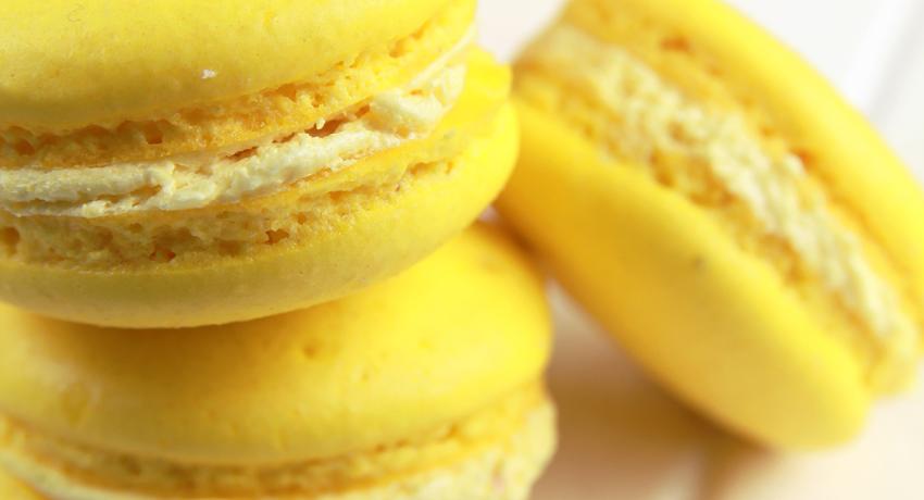 Passion Fruit Macarons