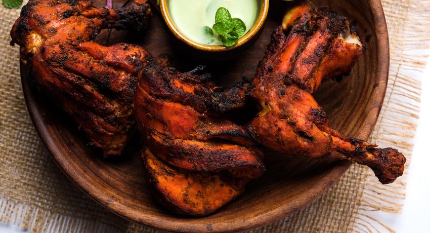 Tandoori Chicken With Mint Yoghurt